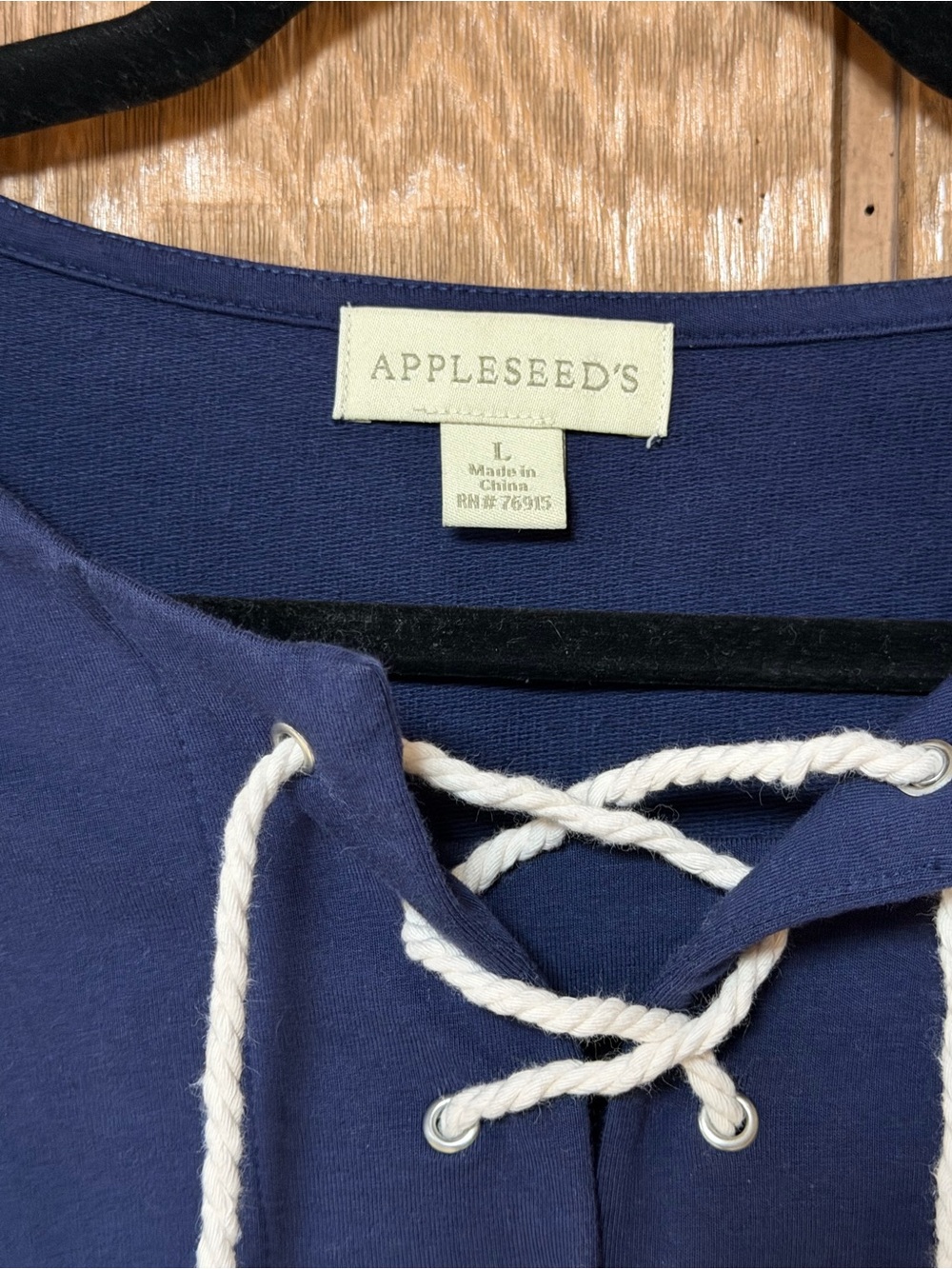 Appleseed's Navy Rope-Front Tunic - Picture 4 of 5